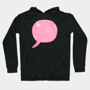 Message Heart Speech Bubble Valentine Day Hoodie